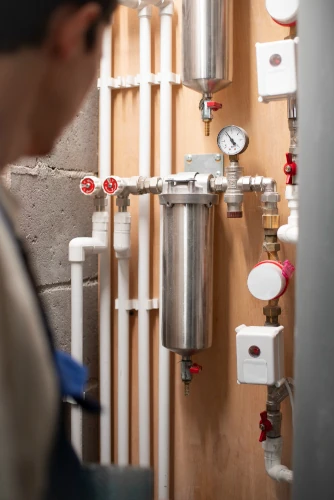 Plumber pipework